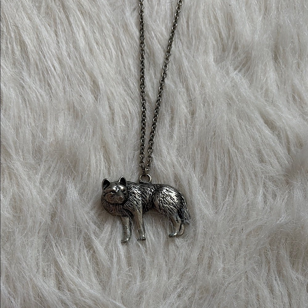 Silver Woolf Pendant Necklace